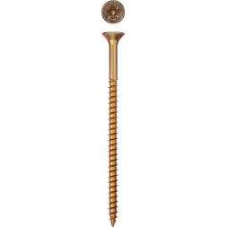 Шурупы ЗУБР "МАСТЕР" по дереву желтопассивированные, 6.0x120мм, 4шт 300396-60-120