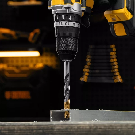 Сверло спиральное по металлу Denzel, 11 x 142 мм, Р6М5, Golden Tip, 718243 купить в Тобольске