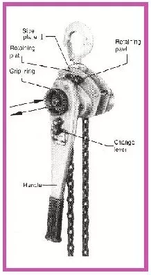 Таль ручная рычажная HSH-V LB г-п 9 тонн H=9 метра купить в Тобольске