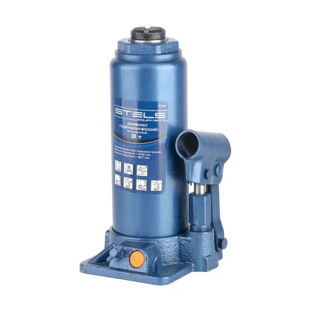 Домкрат гидравлический бутылочный 8 т h подъема 230–457 мм STELS 51104 купить в Тобольске