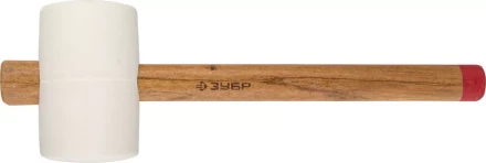 Киянка ЗУБР &quot;МАСТЕР&quot; резиновая белая, с деревянной рукояткой, 0,9кг 20511-900_z01 купить в Тобольске