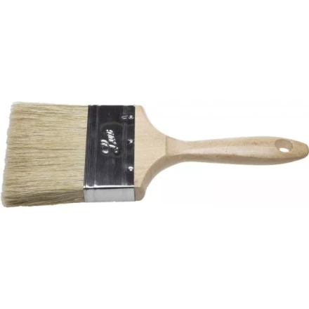 Кисть плоская STAYER &quot;UNIVERSAL-LUX&quot;, светлая натуральная щетина, деревянная ручка, 100мм 01053-100 купить в Тобольске