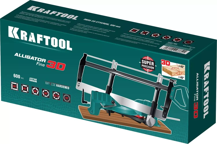 KRAFTOOL Alligator 3D, 600 мм, стусло прецизионное 15451-600 купить в Тобольске