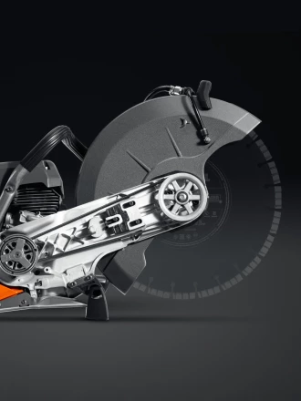 KRAFTOOL 4800 Вт, 400 мм, без диска, бензорез по бетону (бетонорез) (K970-16) купить в Тобольске