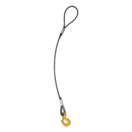 Строп канатный одноветвевой 1СК 0.75 т L=5.5 м с кч din 0.75 т опрессовка купить в Тобольске
