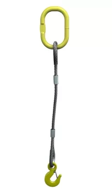 Строп канатный одноветвевой 1СК 0.75 т L=5.5 м с кч din 0.75 т опрессовка купить в Тобольске