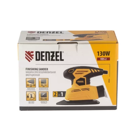 Шлифмашина плоскошлифовальная VDS-2 вибрационная Denzel 27614 купить в Тобольске