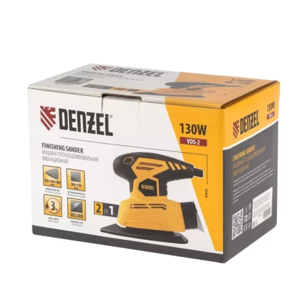 Шлифмашина плоскошлифовальная VDS-2 вибрационная Denzel 27614 купить в Тобольске