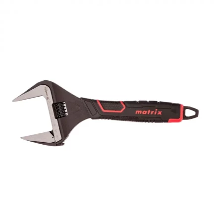 Ключ разводной Matrix тонкие губки фосфатированный двухкомпонентная рукоятка 300 мм 15579 купить в Тобольске