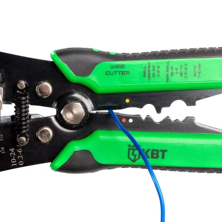 Автоматический многофункциональный стриппер КВТ WS-307 для снятия изоляции с проводов 0.2–6.0 мм (85198) купить в Тобольске