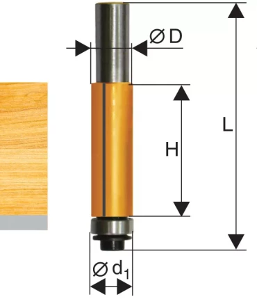 Фреза кромочная прямая ф127х25мм хв 8мм 10523 купить в Тобольске