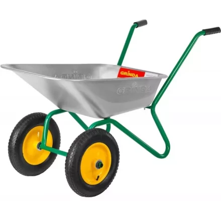 Тачка GRINDA садовая двухколесная, 80 л, грузоподъемность 120 кг 422400_z01 купить в Тобольске