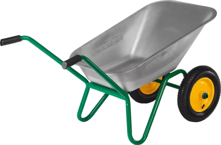 Тачка GRINDA садовая двухколесная, 80 л, грузоподъемность 120 кг 422400_z01 купить в Тобольске