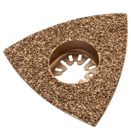 Насадка для МФИ шлифовальная дельтавидная Denzel 782323, HM, по плитке и дереву, 78 мм купить в Тобольске