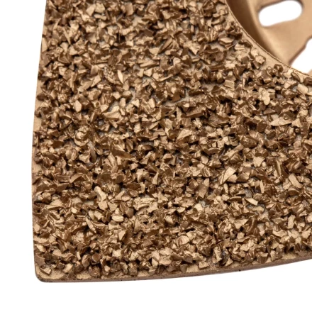 Насадка для МФИ шлифовальная дельтавидная Denzel 782323, HM, по плитке и дереву, 78 мм купить в Тобольске