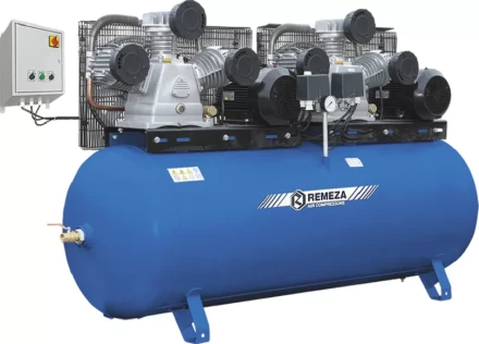 Компрессор масляный поршневой ременной Remeza СБ 4/Ф-500 LB 75 ТБ Тандем без пульта управления купить в Тобольске