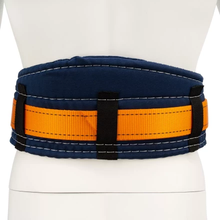 Удерживающая привязь безлямочная Сибртех 89505, модель УП I, прошитый высокий кушак купить в Тобольске