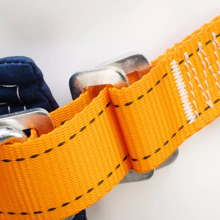 Удерживающая привязь безлямочная Сибртех 89505, модель УП I, прошитый высокий кушак купить в Тобольске