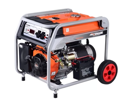 Генератор бензиновый TOR KM8000H 6,0 кВт 220В 27 л с электростартером и колесами 1011098 купить в Тобольске
