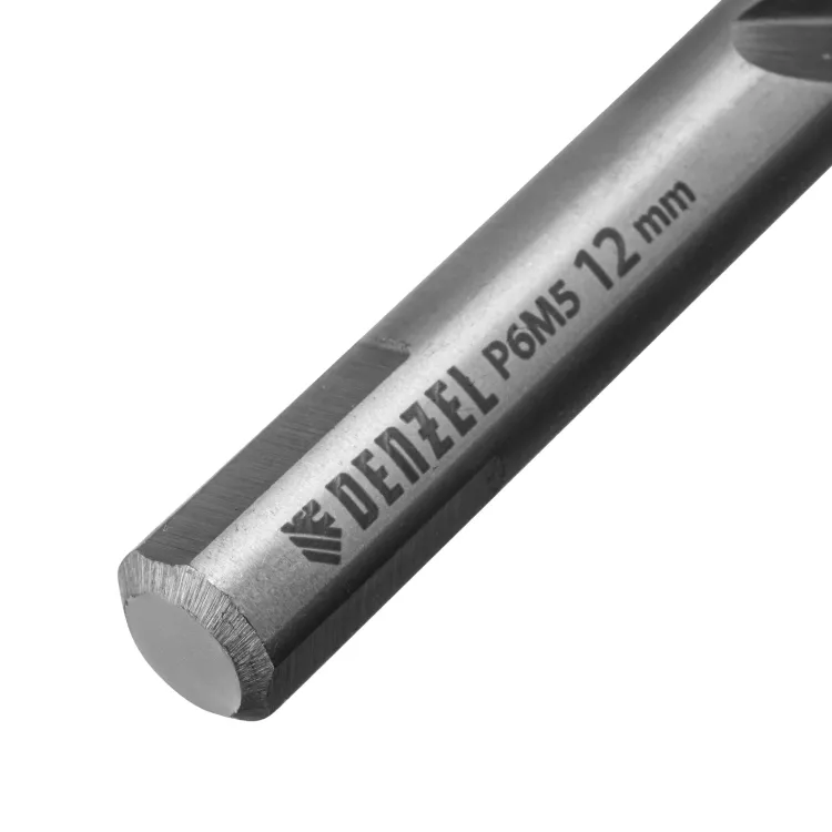 Сверло спиральное по металлу Denzel,  12 x 151 мм, Р6М5, Golden Tip 718244 купить в Тобольске