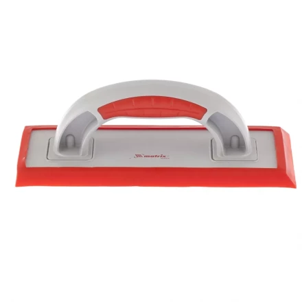 Терка пластиковая для эпоксидной затирки со сменным резиновым покрытием 250x95 мм MATRIX артикул 86803 купить в Тобольске