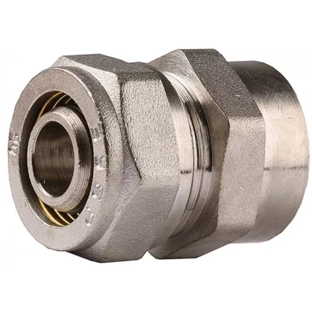 Соединитель ЗУБР с внутренней резьбой, цанга-гайка, 3/4&quot;х20х2,0 мм, никель 51402-20-3/4 купить в Тобольске