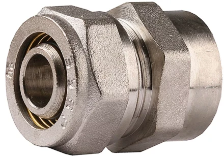 Соединитель ЗУБР с внутренней резьбой, цанга-гайка, 3/4&quot;х20х2,0 мм, никель 51402-20-3/4 купить в Тобольске