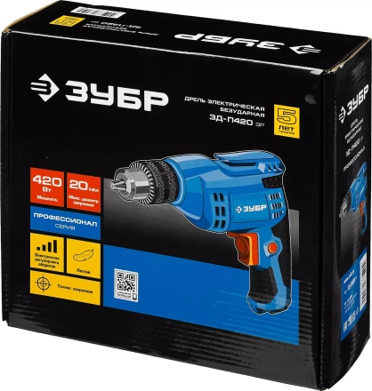 Дрель реверсивная ЗД-П420 ЭР серия ПРОФЕССИОНАЛ купить в Тобольске