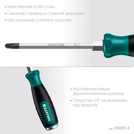 Ударные отвертки IMPACT 250035-3 купить в Тобольске