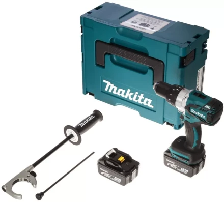 Дрель-шуруповерт аккумуляторная Makita DHP481RTE купить в Тобольске