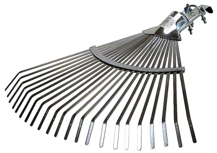Грабли веерные RACO регулируемые, 22 плоских зубца, гальванизир. покр., 300-450мм 4231-53/736 купить в Тобольске