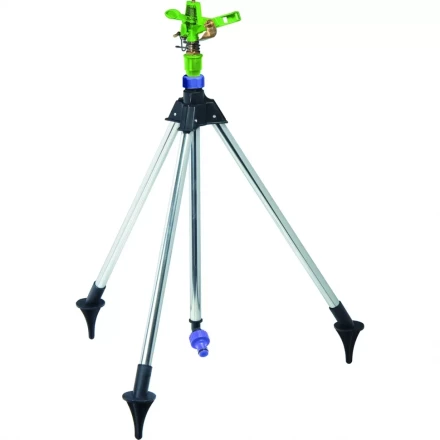 Разбрызгиватель латунный, импульсный, с регулир. угла гор. распыления до 26 м,  штатив  PALISAD 65418 купить в Тобольске