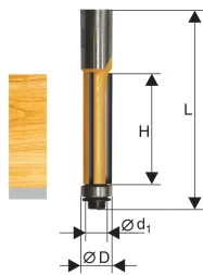 Фреза кромочная прямая ф127х25мм хв 12мм 10652