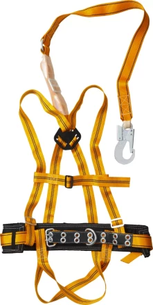 Лямочный пояс СИБИН тип ППДаА, материал стропа - лента, с наплечными и набедренными лямками 11563 купить в Тобольске