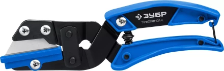 ЗУБР Универсал, для пластмассовых и резиновых профилей, угловые ножницы со сменным трапециевидным лезвием, Профессионал (23371) купить в Тобольске