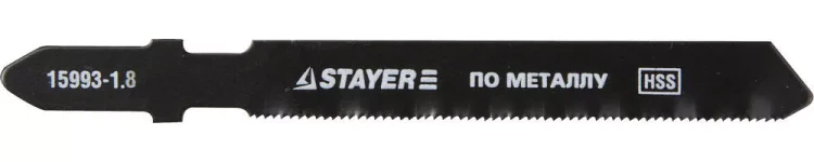 Полотна STAYER "PROFI", T118B, для эл/лобзика, HSS, по металлу (2,5-6мм), EU-хвост., шаг 1,8мм, 50мм, 2шт 15993-1.8_z01 купить в Тобольске