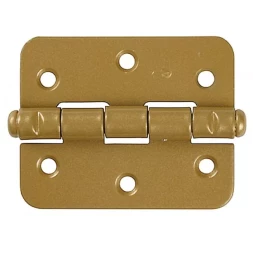 Петля накладная стальная "ПН-60", цвет золотой металлик, универсальная, 60мм 37633-60