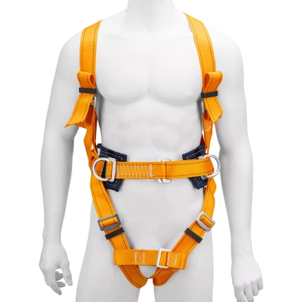 Удерживающе-страховочная привязь Сибртех 89507, модель УСП II, наплечные и набедренные лямки, высокий кушак купить в Тобольске