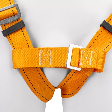 Удерживающе-страховочная привязь Сибртех 89507, модель УСП II, наплечные и набедренные лямки, высокий кушак купить в Тобольске