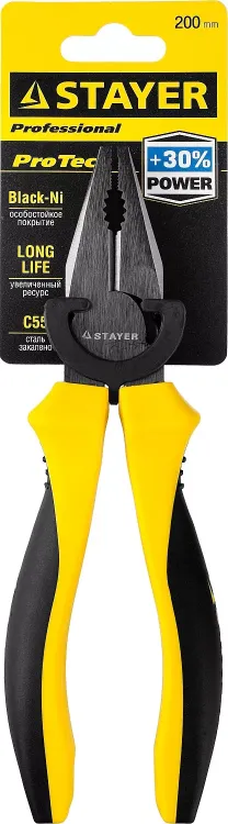 Плоскогубцы комбинированные STAYER "PROTech", эксцентриковое расположение шарнира, 200мм 22027-1-20_z02 купить в Тобольске