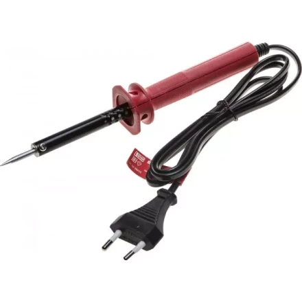 Электропаяльник ЗУБР &quot;МАСТЕР&quot; с пластмассовой рукояткой и долговечным жалом, форма конус, 25Вт 55400-25_z01 купить в Тобольске