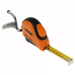 Рулетка 5 м х 19 мм SPARTA Automatic двухкомпонентный корпус автоматическая фиксация артикул 31331