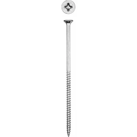 Саморезы СУ-Б универсальные, 140 x 6.0 мм, 600 шт, белый цинк, ЗУБР 300370-60-140 купить в Тобольске