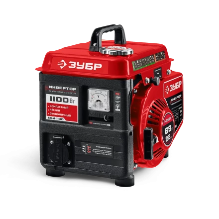 ЗУБР 1100 Вт, инверторный генератор (СБИ-1100) купить в Тобольске
