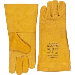 Термостойкие краги STAYER "MASTER" для сварки и тяжелых механических работ, 350 мм 11330-XL_z01