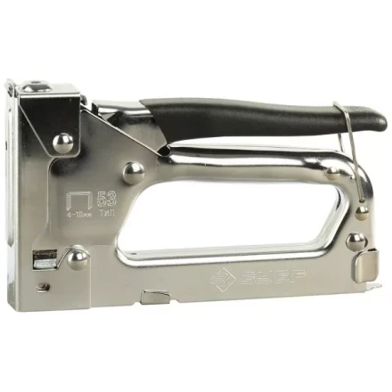 Пистолет ЗУБР скобозабивной металлический пружинный, тип 53, 4-10мм 4-31563 купить в Тобольске