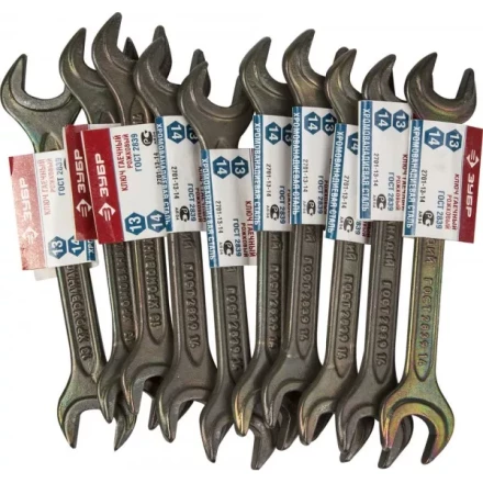 Ключ рожковый ЗУБР, серия &quot;Т-80&quot;, оцинкованный, 13х14мм 2701-13-14 купить в Тобольске