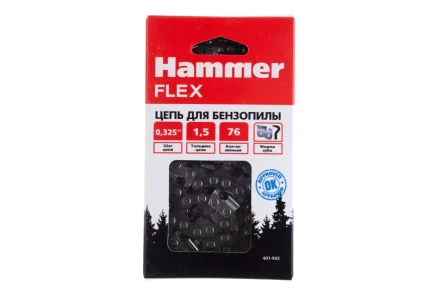 Цепь пильная HAMMER 0,325&#039;&#039;-1,5мм-76зв купить в Тобольске