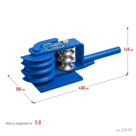 ЗУБР СТР1, станок трубогибочный ручной, Профессионал (23510) купить в Тобольске