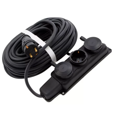 Удлинитель силовой 20 м, 16 А, тип УХз16, 3 x 1.5 мм, Россия Сибртех 95886 купить в Тобольске